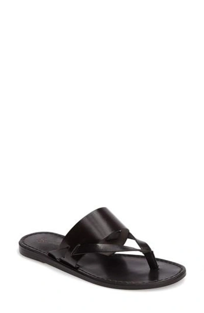 Shop Seychelles Mosaic Thong Sandal In Gold Leather