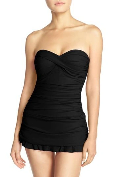 Shop Profile By Gottex 'tutti Frutti' Swim Dress In Black