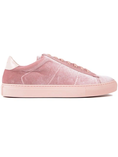 Shop Dondup Classic Sneakers In Pink & Purple