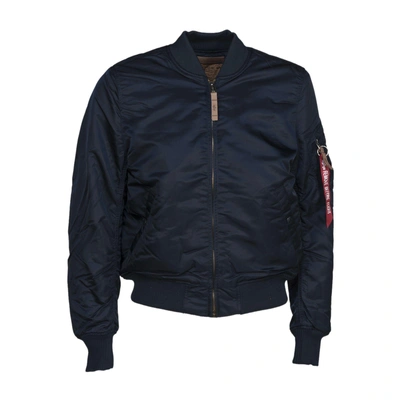 Shop Alpha Industries Classic Bomber Jacket In Blue