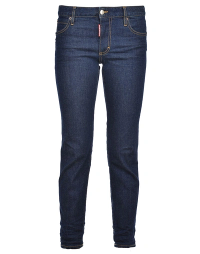 Shop Dsquared2 Twiggy Jean In Navy