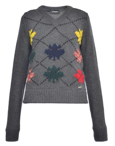 Shop Dsquared2 Wool Sweater In Grey