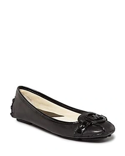 Shop Michael Michael Kors Fulton Moccasins In Black