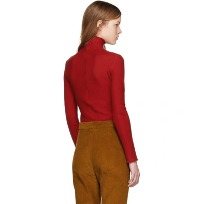 Shop A.w.a.k.e. Red Sleek Octopus Turtleneck