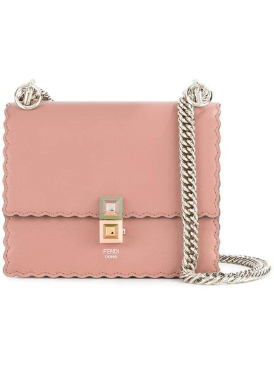 Shop Fendi Kan I Shoulder Bag