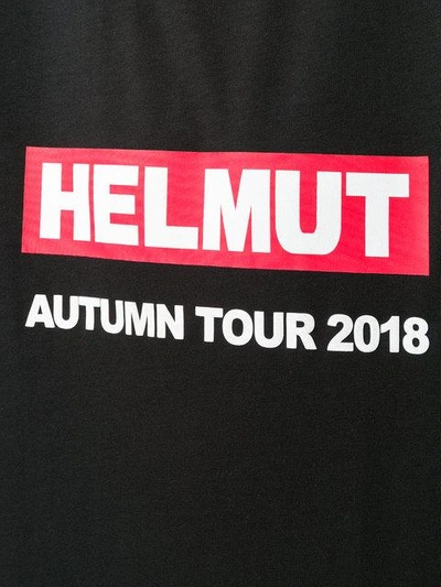 Shop Helmut Lang Logo Print T-shirt - Black