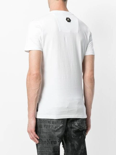 Shop Philipp Plein Limited Printed T-shirt - White