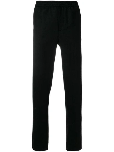 Shop Moncler Classic Fit Track Pants In Black