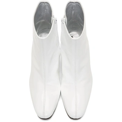 Shop Alexa Chung Alexachung White Beatnik Boots In 000 White