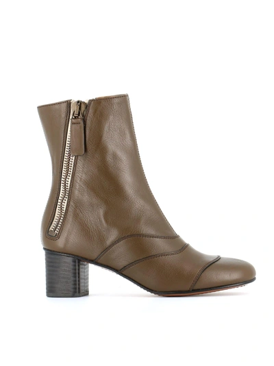Shop Chloé Lexie Ankle Boots In Brown