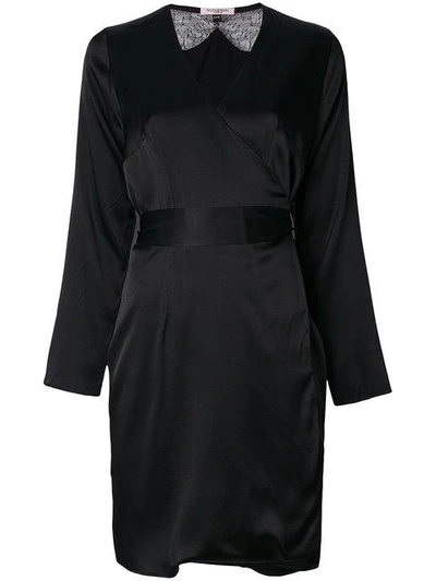 Shop Gilda & Pearl Gilda Dressing Gown In Black