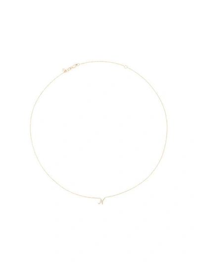 Shop Sydney Evan Diamond N Necklace - Metallic