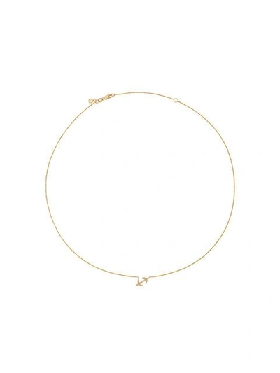 Shop Sydney Evan Diamond Sagittarius Necklace - Metallic