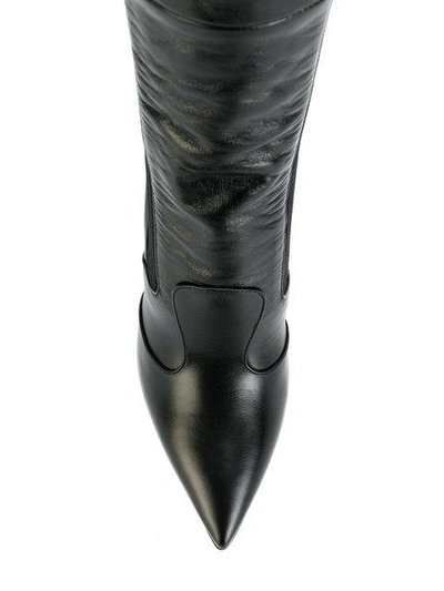 Shop Fendi Thigh High Sock Boots