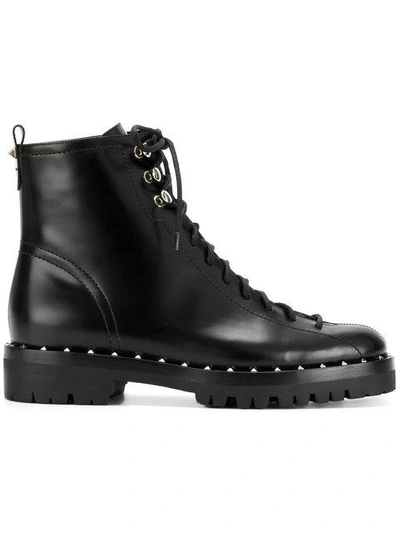 Shop Valentino Garavani Soul Rockstud Combat Boots