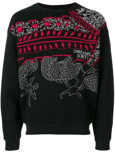 Shop Amen Embellished Sweatshirt