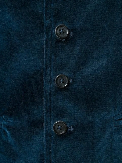 Shop Weber + Weber Single Breasted Waistcoat In Blue