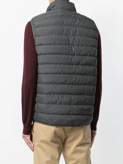 Shop Polo Ralph Lauren Padded Gilet - Grey