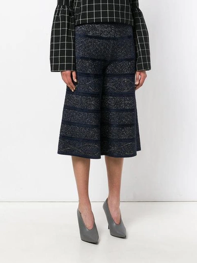 Shop D-exterior Knitted Culottes In Blue