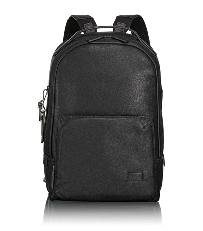 Shop Tumi Pebbled Webster Backpack In Black
