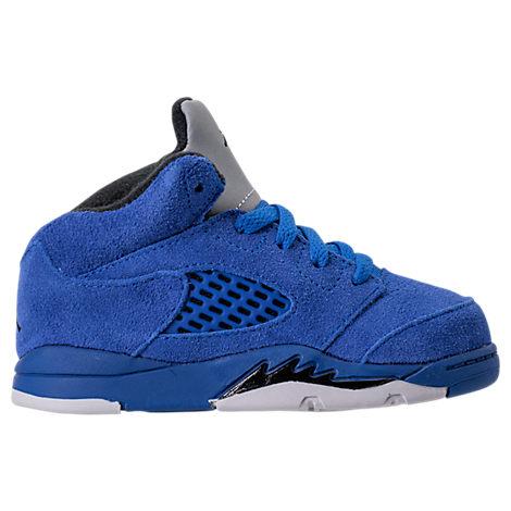 jordan retro 5 toddler blue