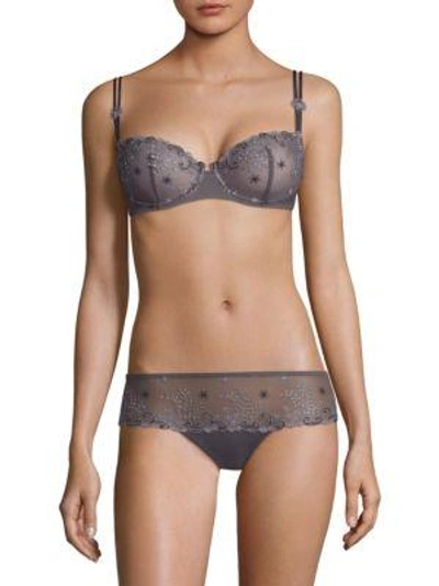 Shop Simone Perele Delice Demi Bra In Shadow