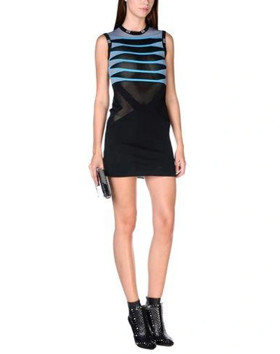 Shop Alexander Wang Short Dress In Black