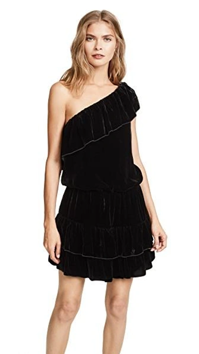 Joie black discount velvet dress