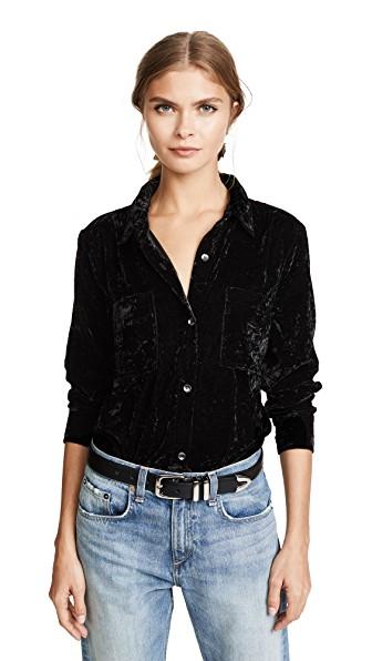 splendid velvet shirt