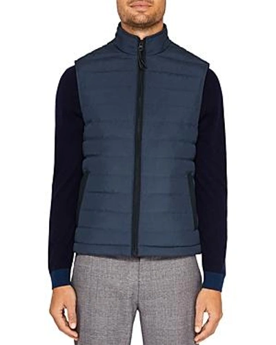 Shop Ted Baker Walkers Quilted Down Vest In Teal