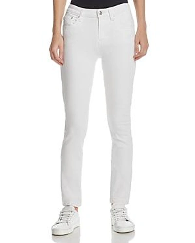 Shop Derek Lam 10 Crosby Devi Mid-rise Authentic Skinny Jeans In White
