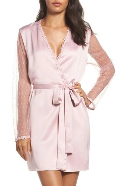 Shop Flora Nikrooz Showstopper Robe In Rose