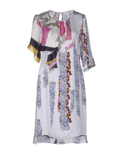 Shop Michael Van Der Ham Short Dress In Lilac