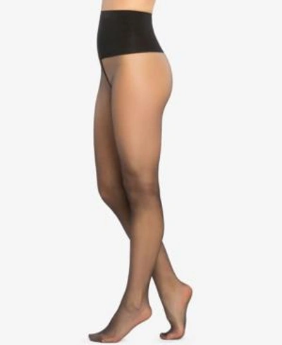 Shop Spanx Women's Tummy-shaping Pantyhose Sheers, Also Available In Extended Sizes In Very Black