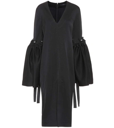 Shop Ellery Adage Crêpe Dress In Black