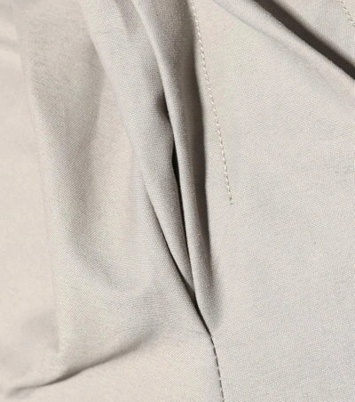 Shop Maticevski Animalia Cotton-blend Sleeveless Dress In Grey