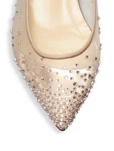 Shop Christian Louboutin Follies Ballet Flats In Version Silk