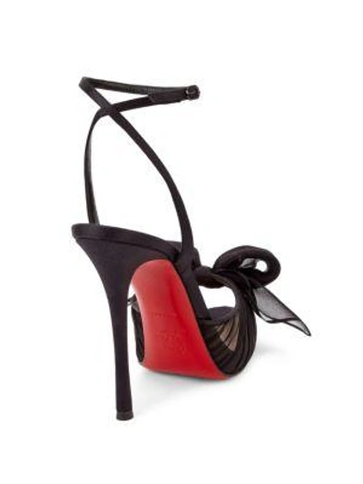 Shop Christian Louboutin Artydiva 120 Peep Toe Sandals In Black