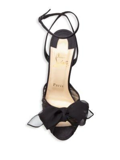 Shop Christian Louboutin Artydiva 120 Peep Toe Sandals In Black