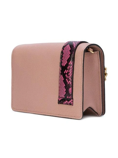 Shop Miu Miu My Miu Shoulder Bag - Pink In Pink & Purple