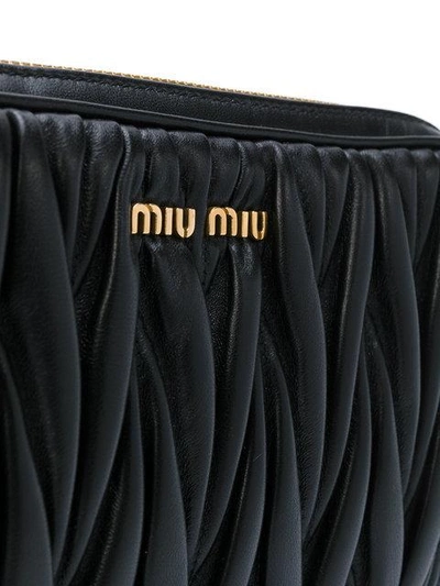Shop Miu Miu Quilted Crossbody Bag
