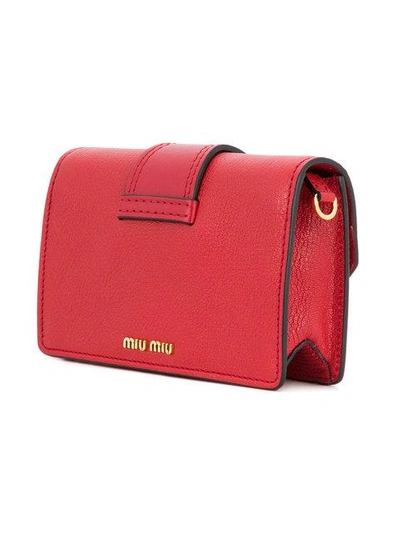 Shop Miu Miu Mini Lady Crossbody Bag