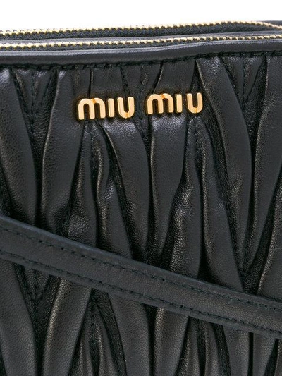 Shop Miu Miu Quilted Crossbody Bag