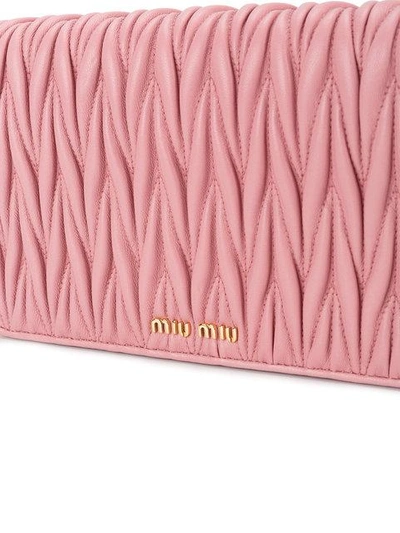 Shop Miu Miu Mini Delice Crossbody Bag In Pink