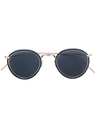 Shop Eyevan7285 Round Frame Sunglasses In Black