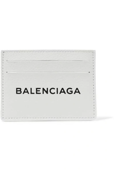 Shop Balenciaga Textured-leather Cardholder