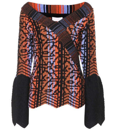 Shop Peter Pilotto Wool-blend Sweater In Multicoloured