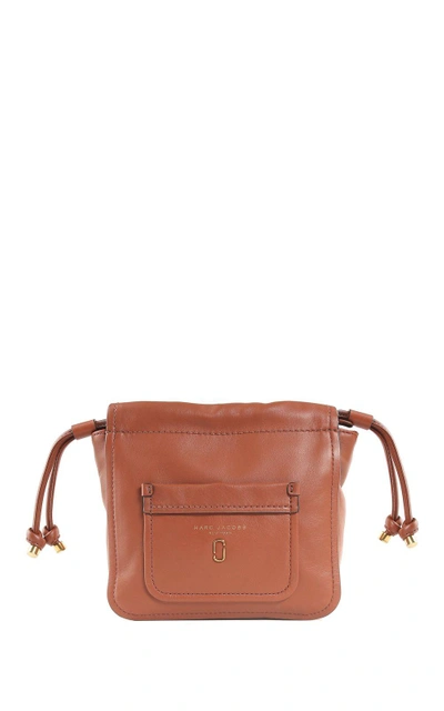 Shop Marc Jacobs Tiep Up Smooth-leather Cross-body Bag In Mattone