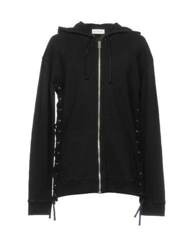 Shop Faith Connexion Hooded Sweatshirt In Black