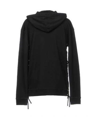 Shop Faith Connexion Hooded Sweatshirt In Black